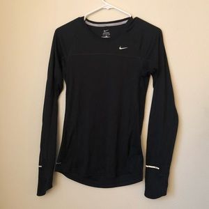 Nike dryfit long sleeve work out top size small